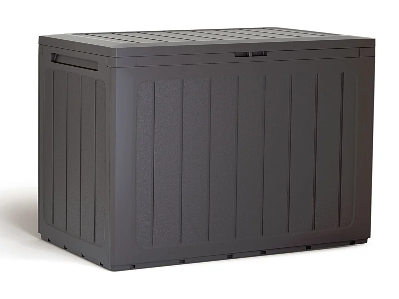 Baul de jardin 190 litros prosperplast boardebox de plastico en color ocre oscuro 78 x 43,3 x 55 cm