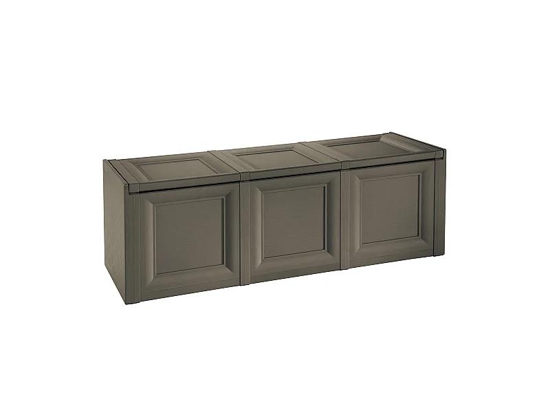 Baúl omnimodu3 módulos (sin separadores internos y sin patas) modelo wengé