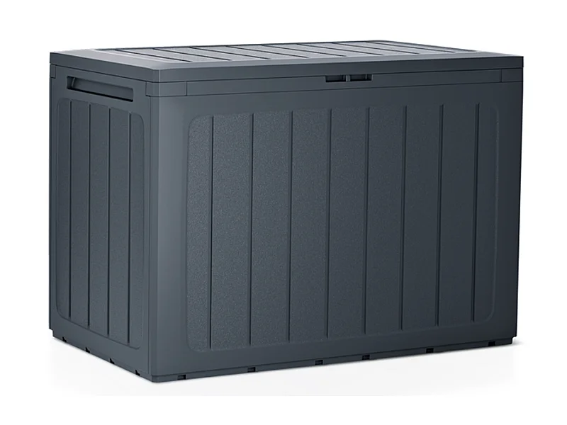 Boardebox  Coffre de jardin 190l plastique anthracite 78 x 43,3 x 55 cm