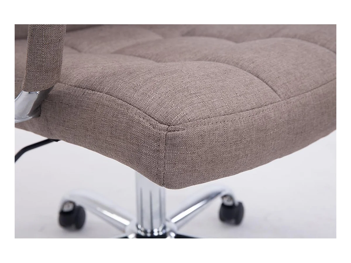 Chaise fauteuil de bureau tissu 58 x 65 x 102 cm BUR10108