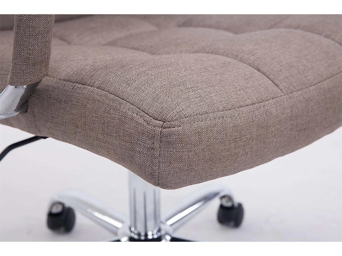 Chaise fauteuil de bureau tissu 58 x 65 x 102 cm BUR10108