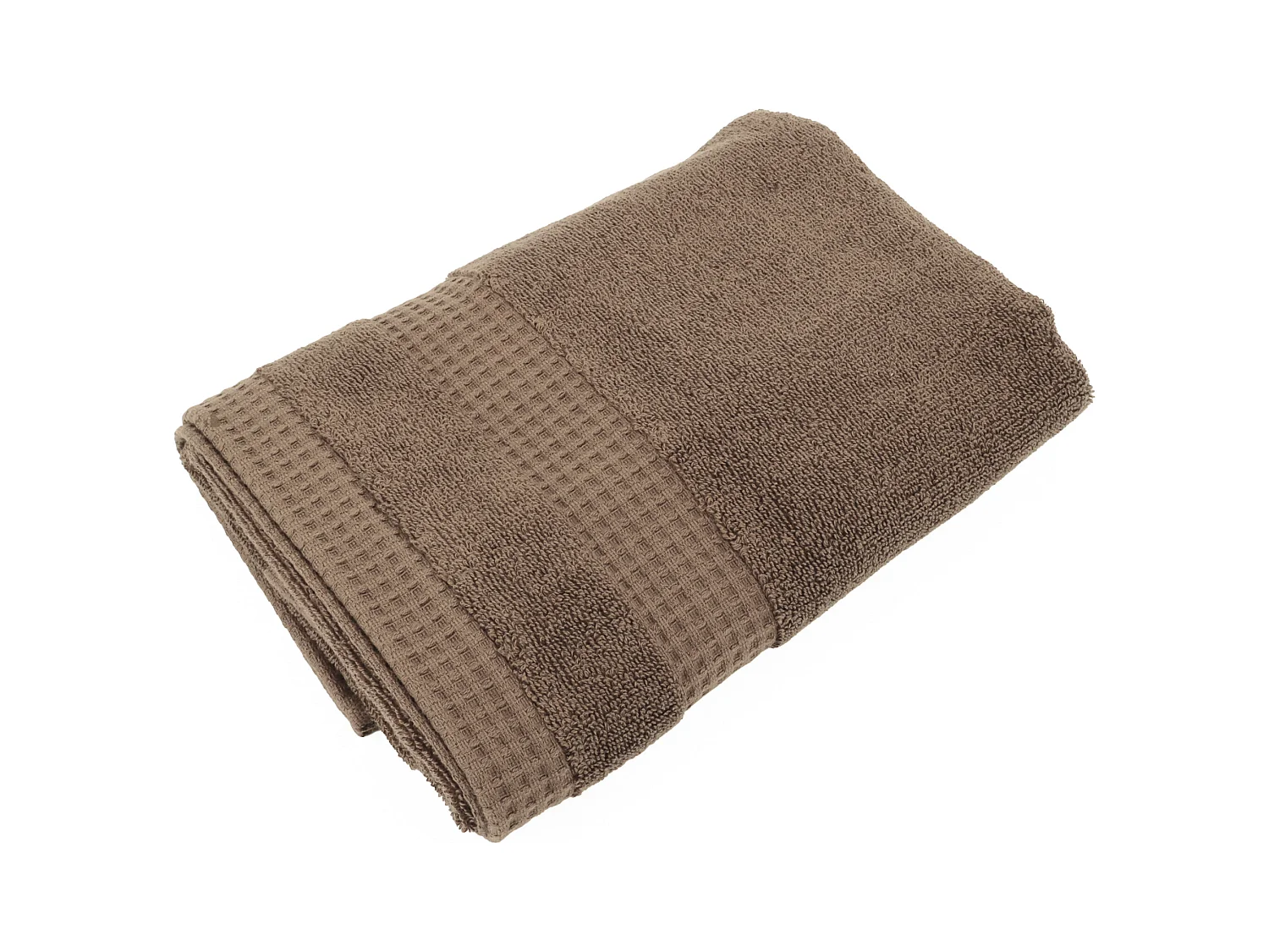 Serviette de toilette 50x100 cm NATURAL marron