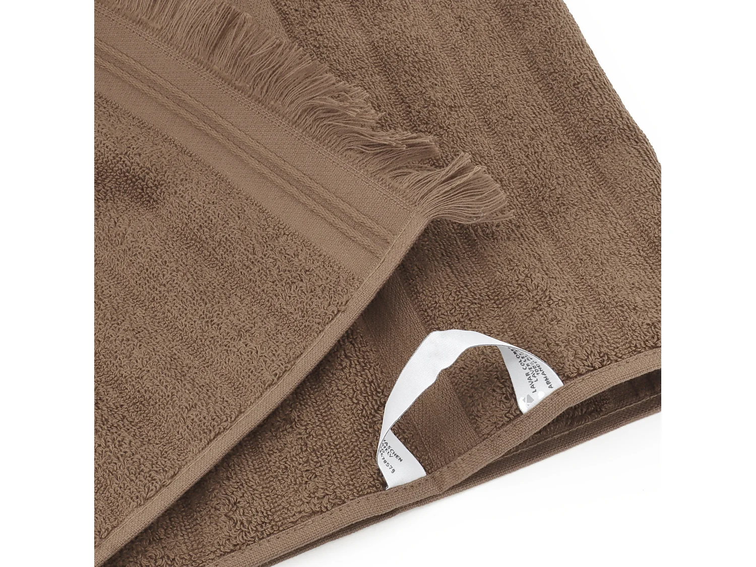 Serviette de toilette 50x100 cm NATURAL marron