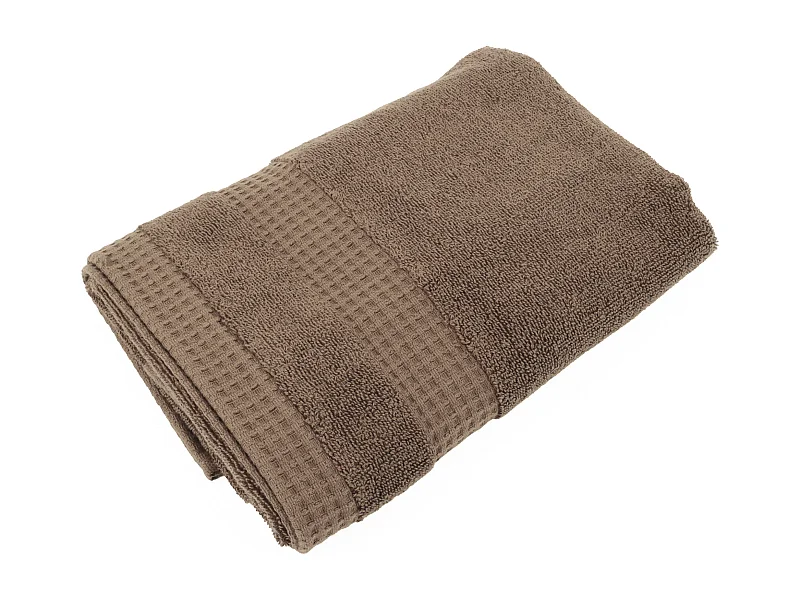 Serviette de toilette 50x100 cm NATURAL marron