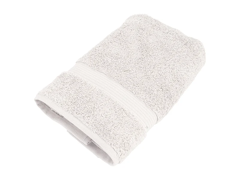 Serviette de toilette 50x100 cm LUXOR gris platine