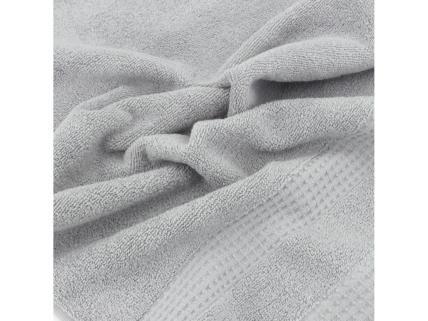 Serviette de toilette 50x100 cm NATURAL gris platine