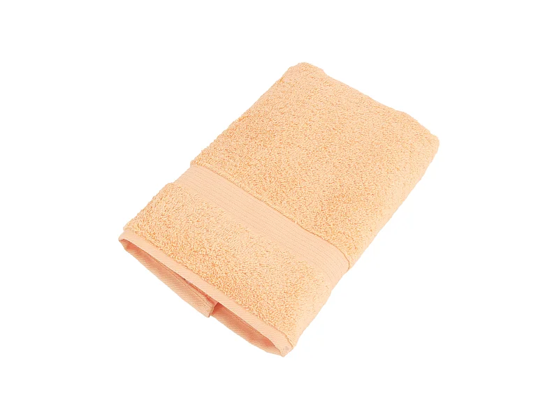 Serviette de toilette 50x100 cm LUXOR orange aurore