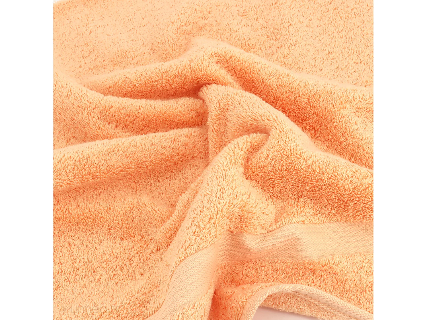 Serviette de toilette 50x100 cm LUXOR orange aurore