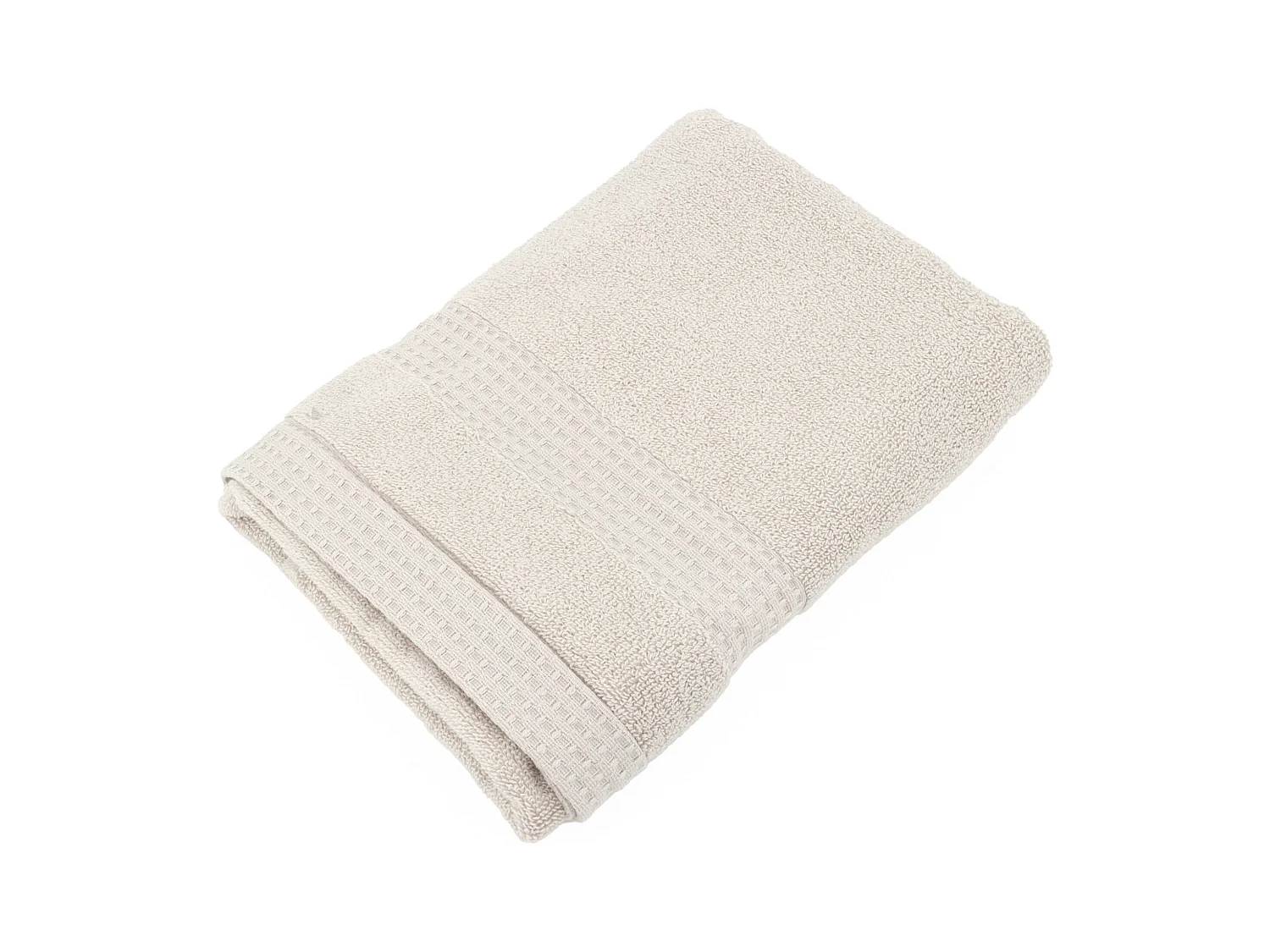 Serviette de toilette 50x100 cm NATURAL blanc crème