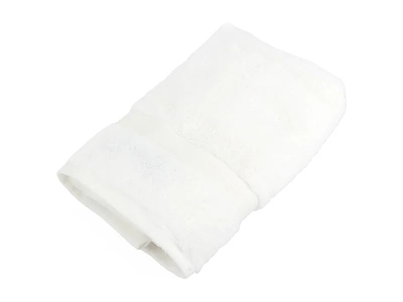 Serviette de toilette 50x100 cm LUXOR blanc