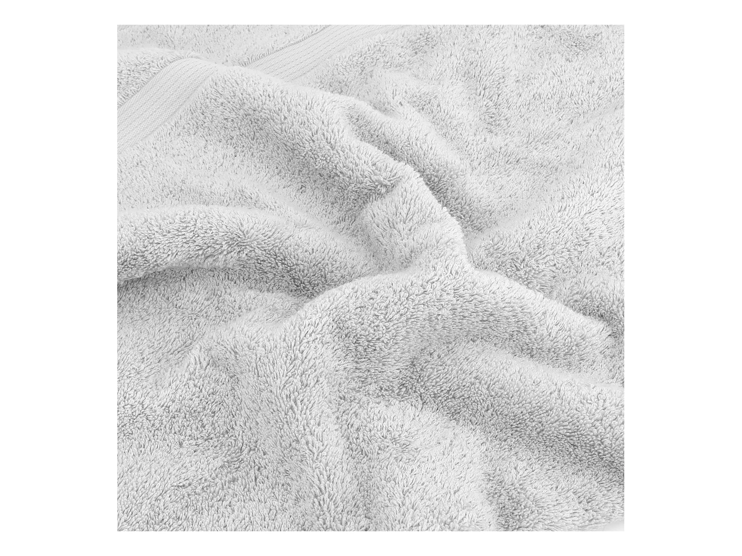 Serviette de toilette 50x100 cm LUXOR argent