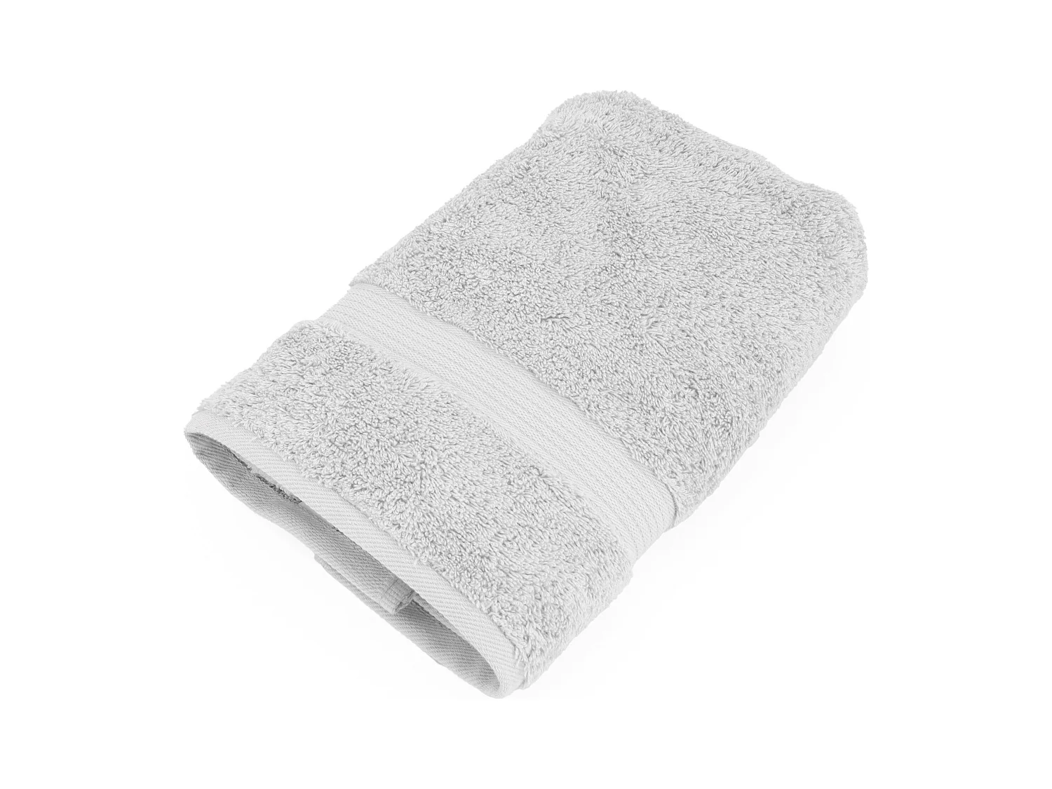 Serviette de toilette 50x100 cm LUXOR argent