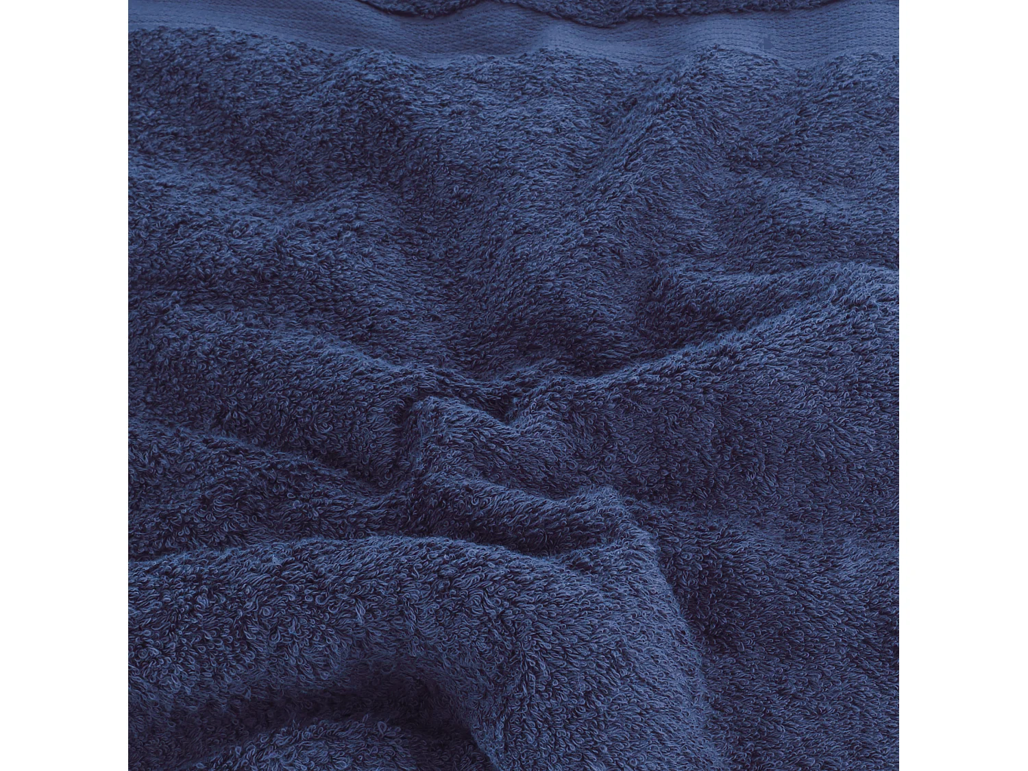 Serviette de toilette 50x100 cm LUXOR bleu marine