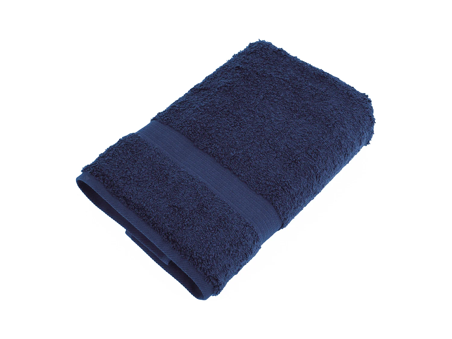 Serviette de toilette 50x100 cm LUXOR bleu marine