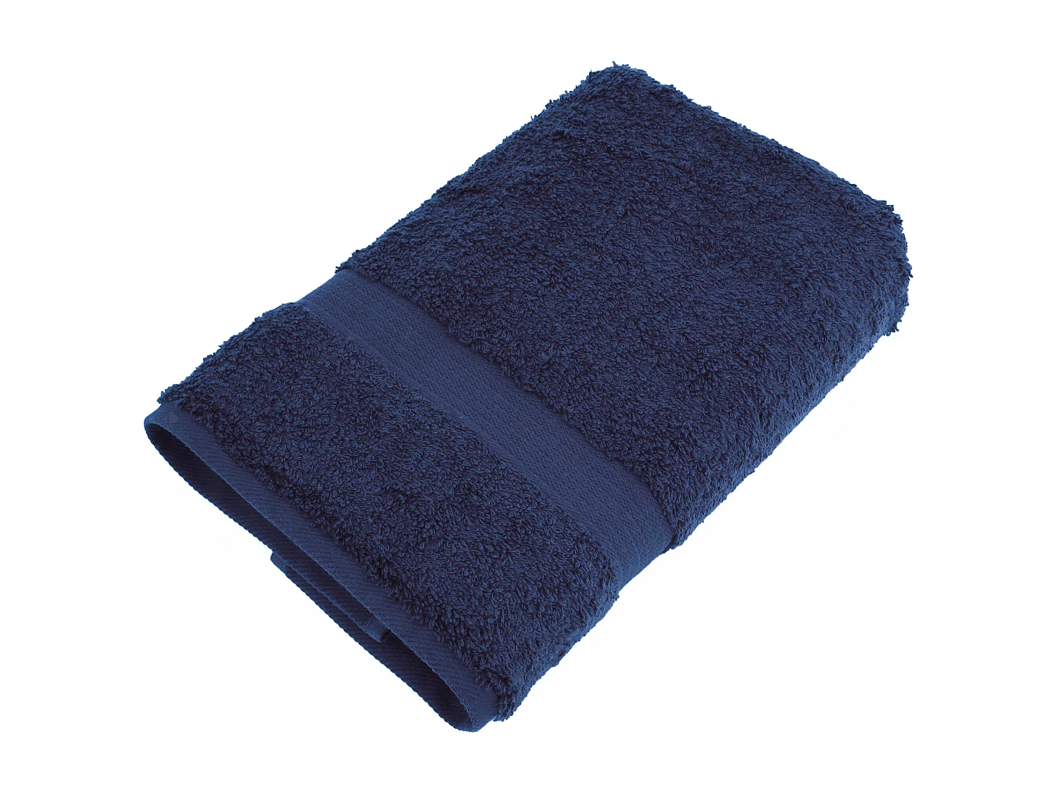 Serviette de toilette 50x100 cm LUXOR bleu marine