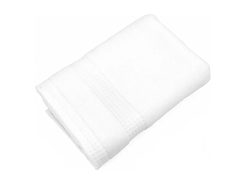 Serviette de toilette 50x100 cm NATURAL blanc