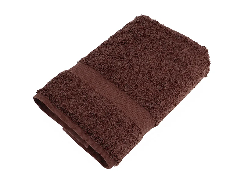 Serviette de toilette 50x100 cm LUXOR marron