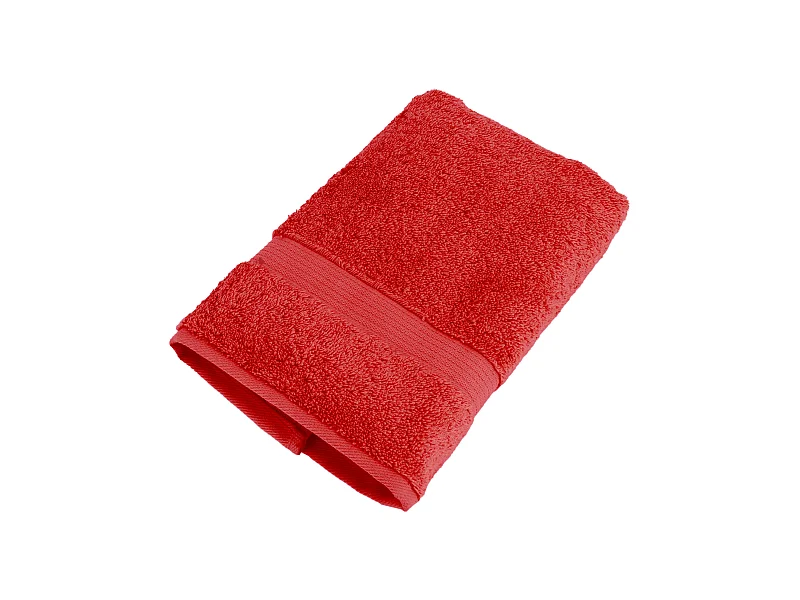 Serviette de toilette 50x100 cm LUXOR bordeaux