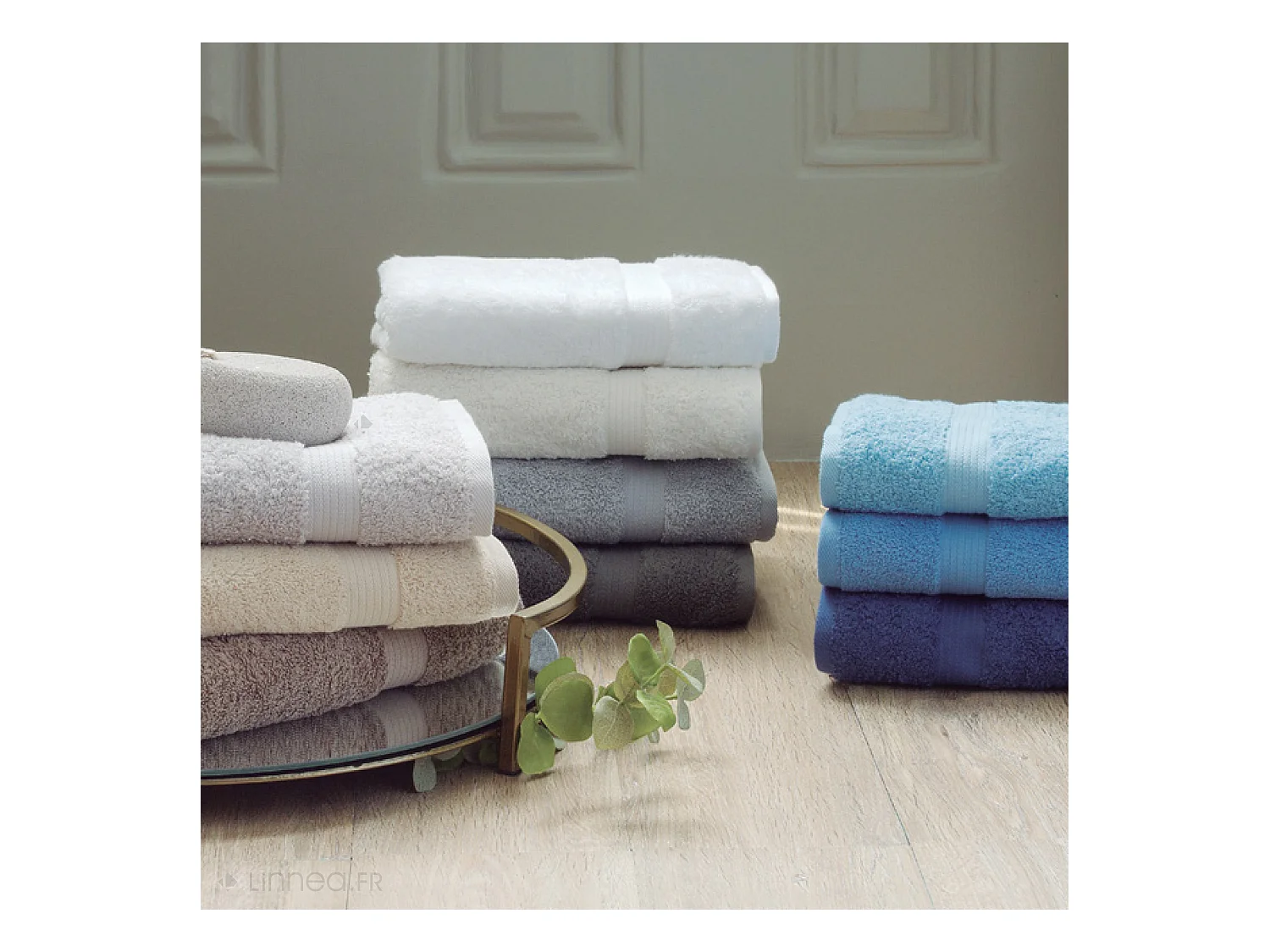 Drap de douche 70x130 cm LUXOR bleu