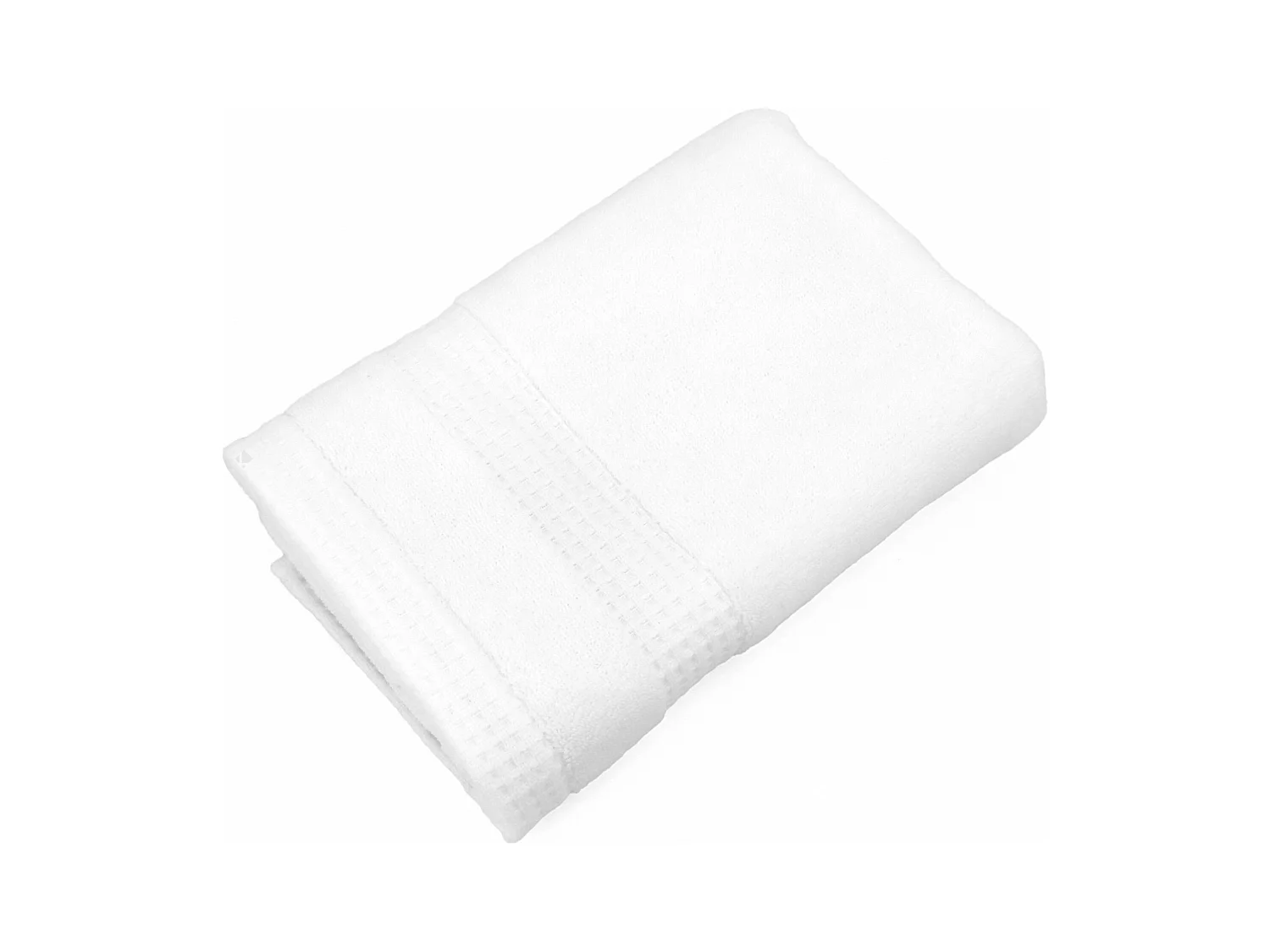 Drap de bain 100x150 cm NATURAL blanc
