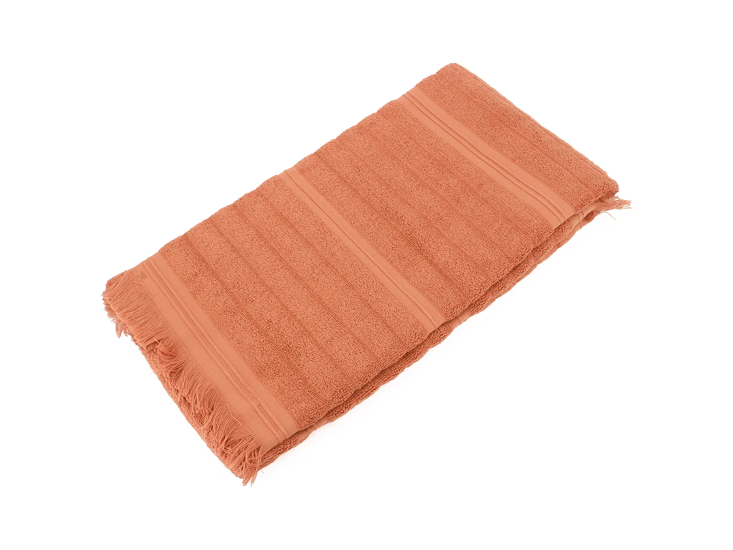 Drap de douche 70x140 cm NATURAL STRIPES ocre