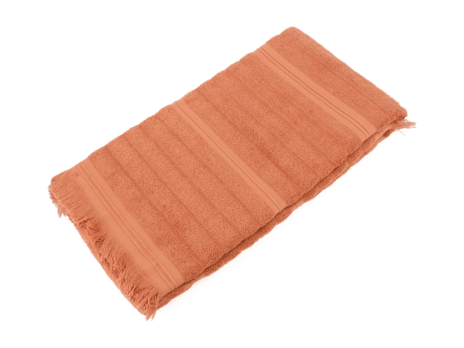Drap de douche 70x140 cm NATURAL STRIPES ocre