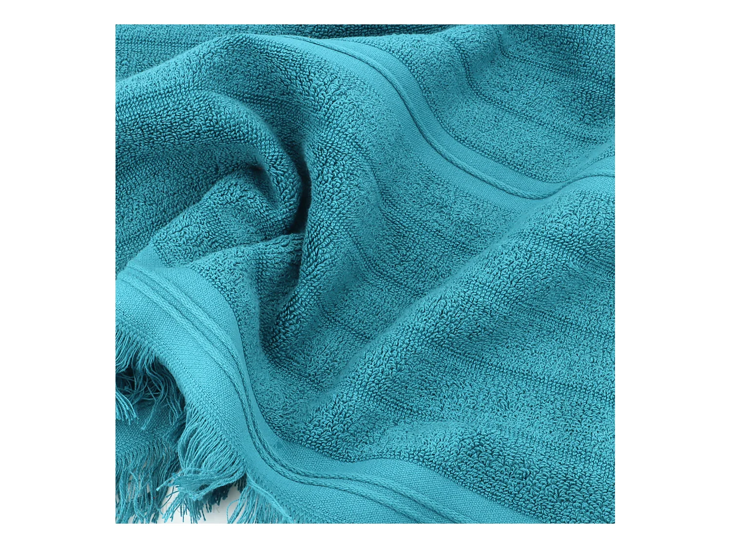 Drap de bain 100x150 cm NATURAL STRIPES canard