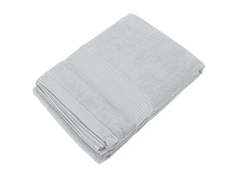 Drap de bain 100x150 cm NATURAL gris platine