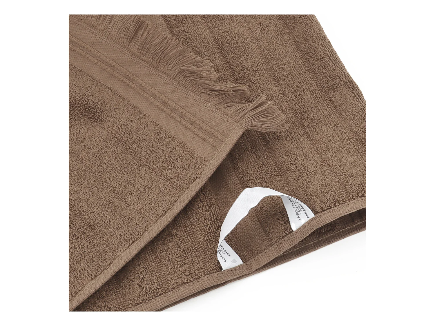 Drap de douche 70x140 cm NATURAL STRIPES marron