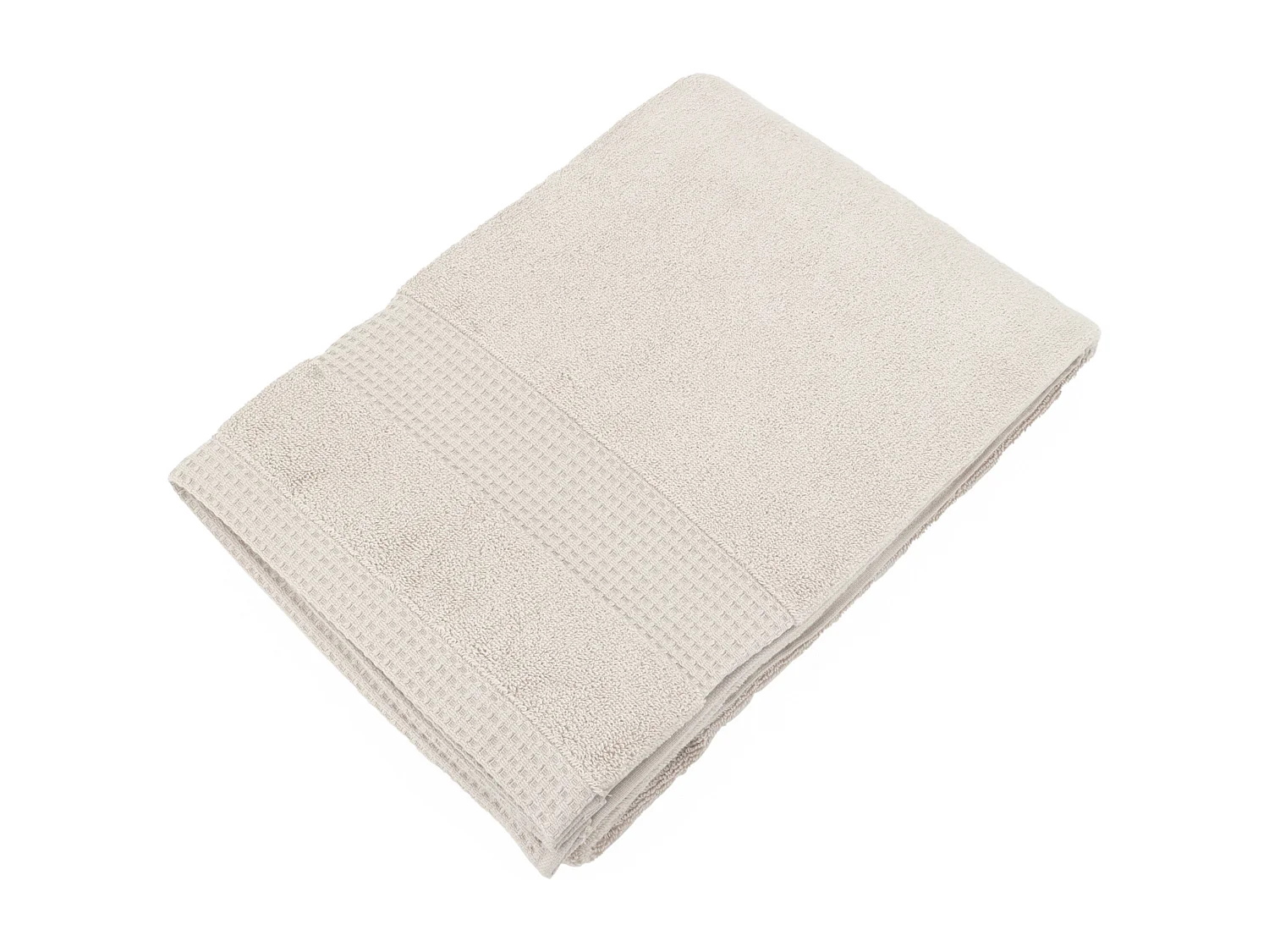 Drap de bain 100x150 cm NATURAL blanc crème