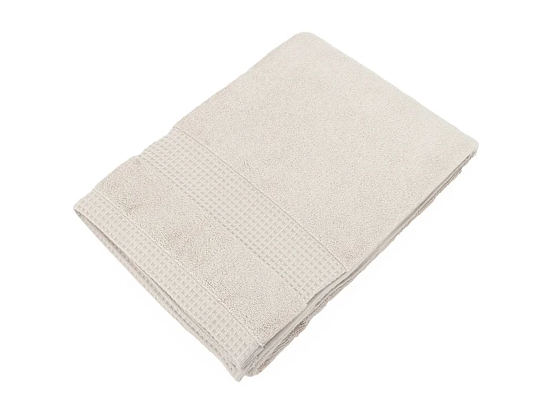 Drap de bain 100x150 cm NATURAL blanc crème