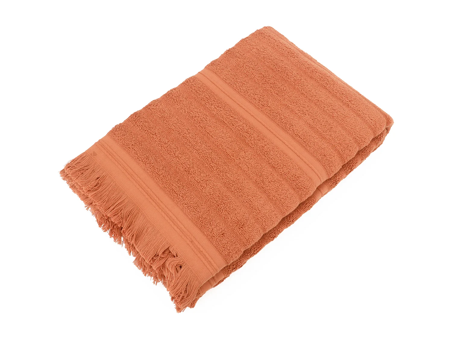 Drap de bain 100x150 cm NATURAL STRIPES ocre