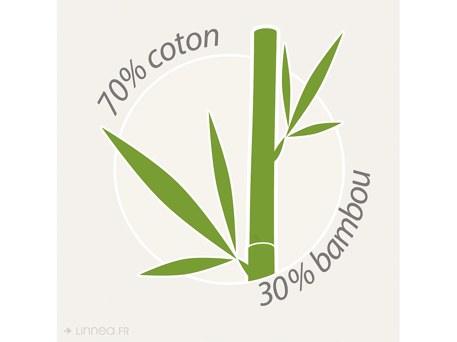 Drap de bain 100x150 cm BAMBOO LINE vert