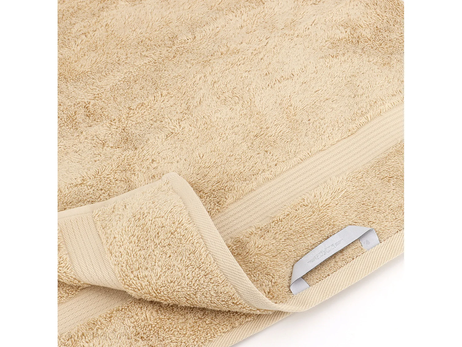 Lot de 2 serviettes invité 30x50 cm LUXOR beige