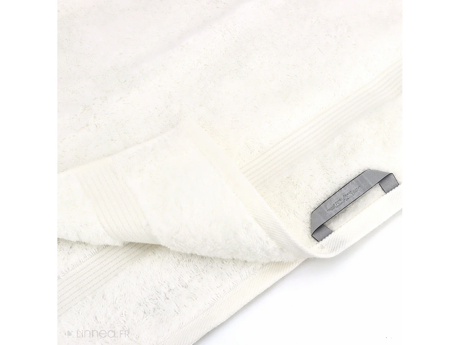 Lot de 2 serviettes invité 30x50 cm LUXOR blanc crème