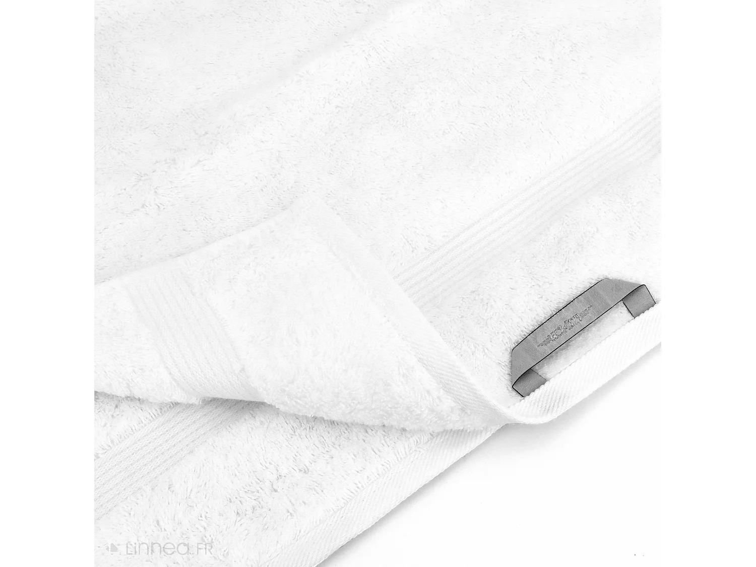 Lot de 2 serviettes invité 30x50 cm LUXOR blanc
