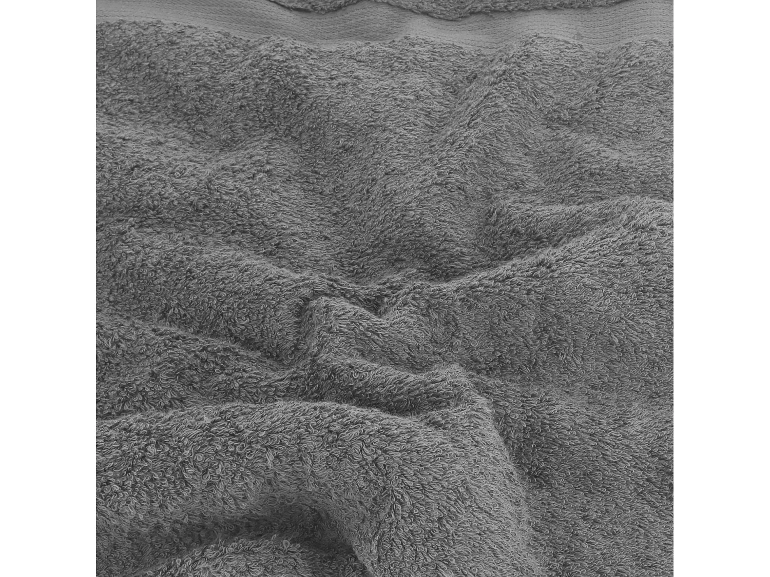 Lot de 2 serviettes invité 30x50 cm LUXOR anthracite