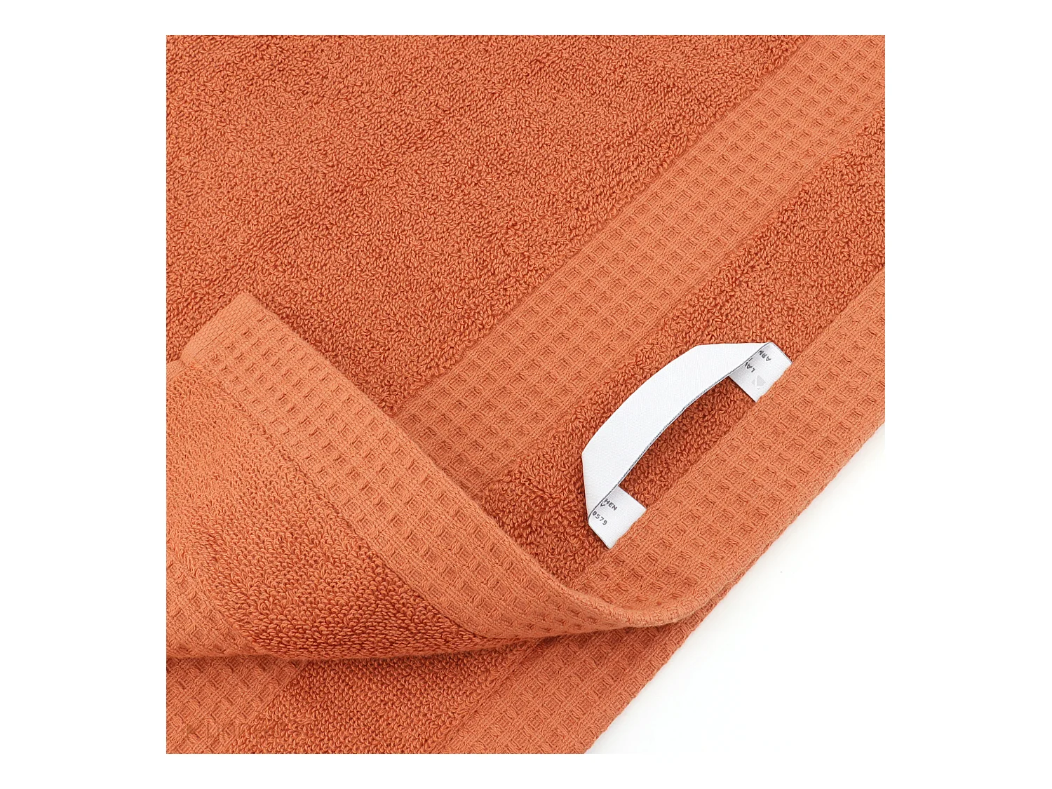 Lot de 2 serviettes invité 33x50 cm NATURAL ocre