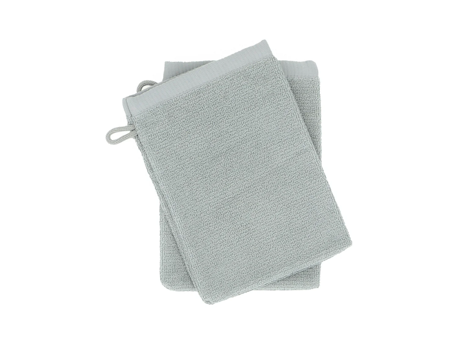 Lot de 2 gants de toilette 16x21 cm BAMBOO UNIDO vert