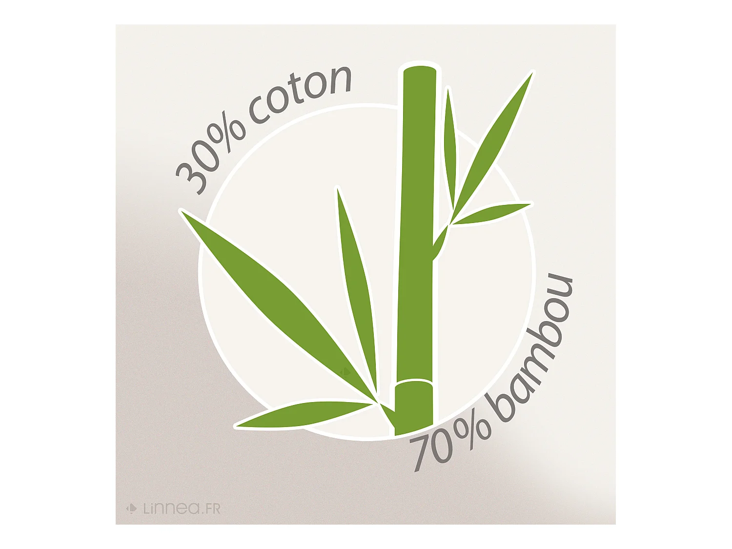 Lot de 2 gants de toilette 16x21 cm BAMBOO UNIDO vert