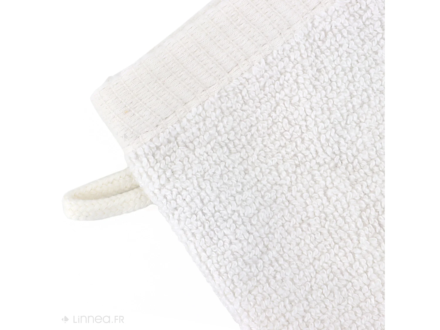 Lot de 2 gants de toilette 16x21 cm BAMBOO UNIDO beige