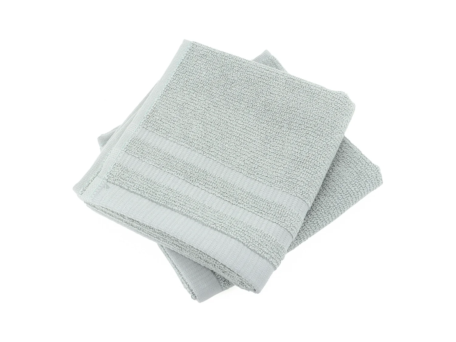 Lot de 2 serviettes invité 33x50 cm BAMBOO UNIDO vert