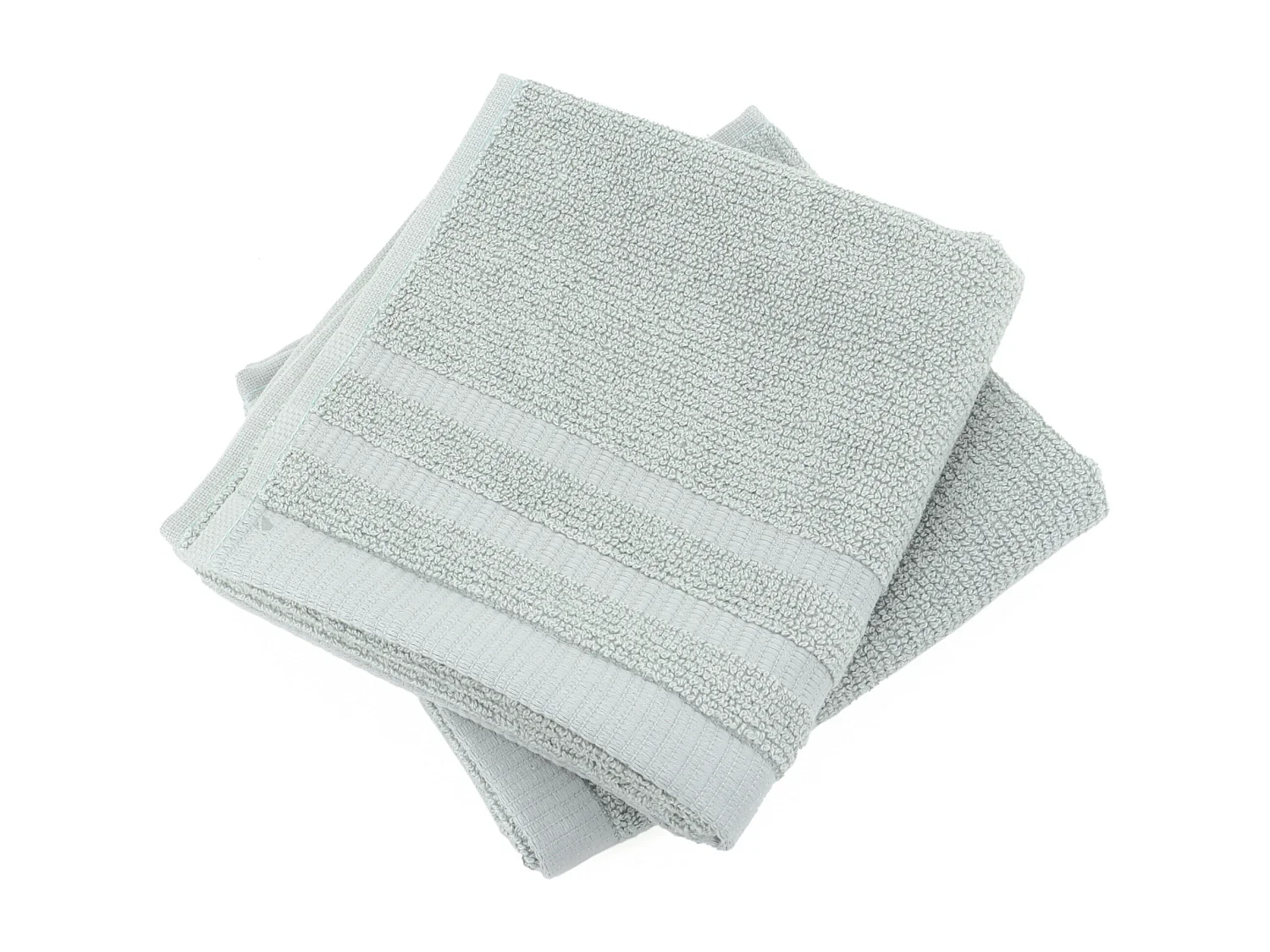 Lot de 2 serviettes invité 33x50 cm BAMBOO UNIDO vert