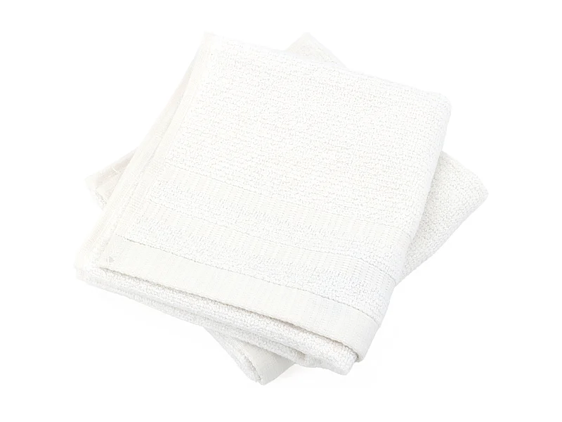 Lot de 2 serviettes invité 33x50 cm BAMBOO UNIDO beige