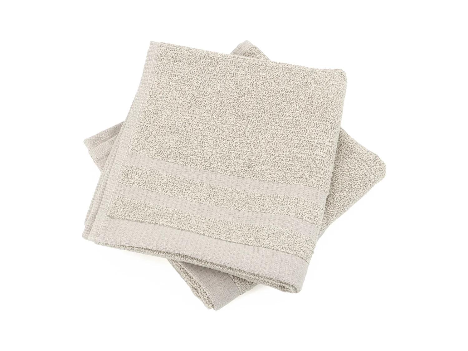 Lot de 2 serviettes invité 33x50 cm BAMBOO UNIDO marron