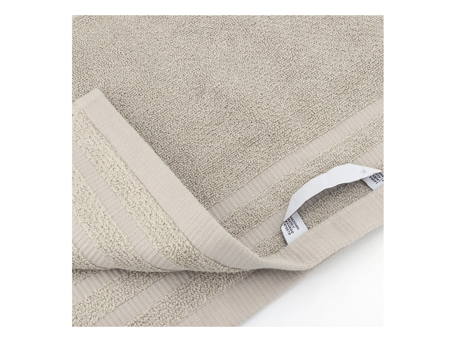 Lot de 2 serviettes invité 33x50 cm BAMBOO UNIDO marron