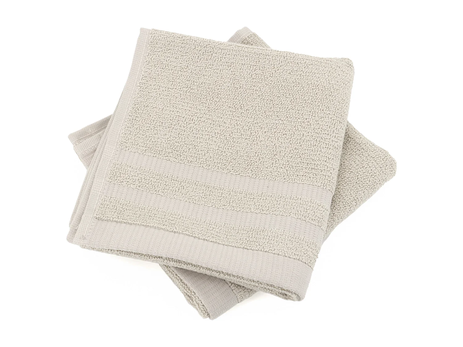 Lot de 2 serviettes invité 33x50 cm BAMBOO UNIDO marron