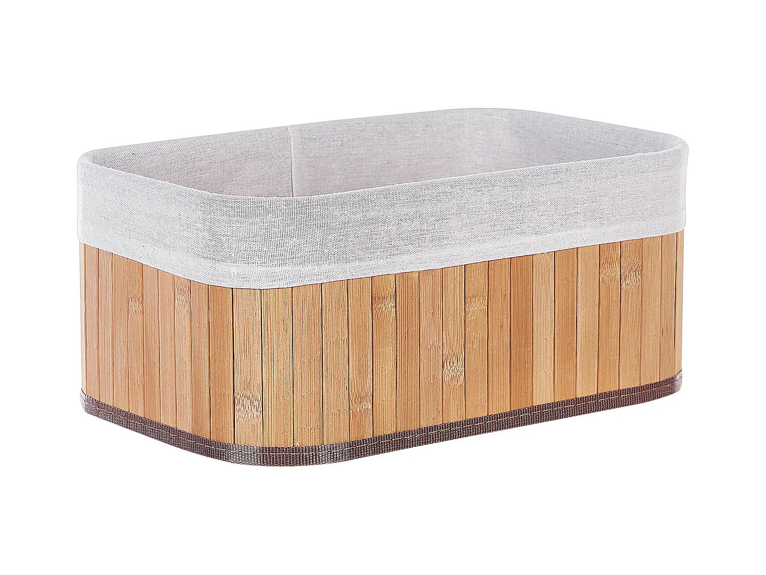 Conjunto de 5 cestos TALPE Madeira de bambu Castanho claro