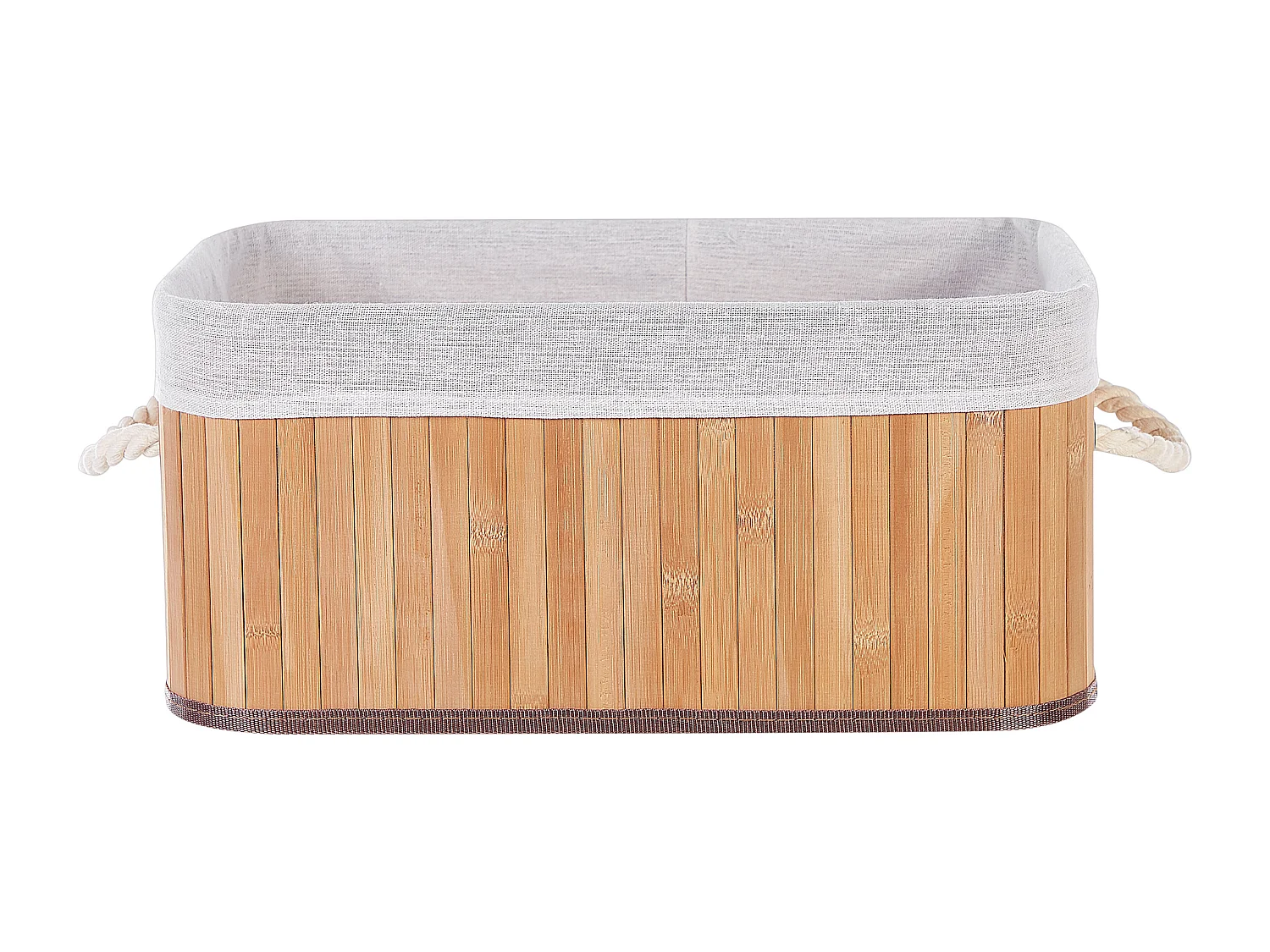 Lot de 5 paniers TALPE Bambou Marron clair