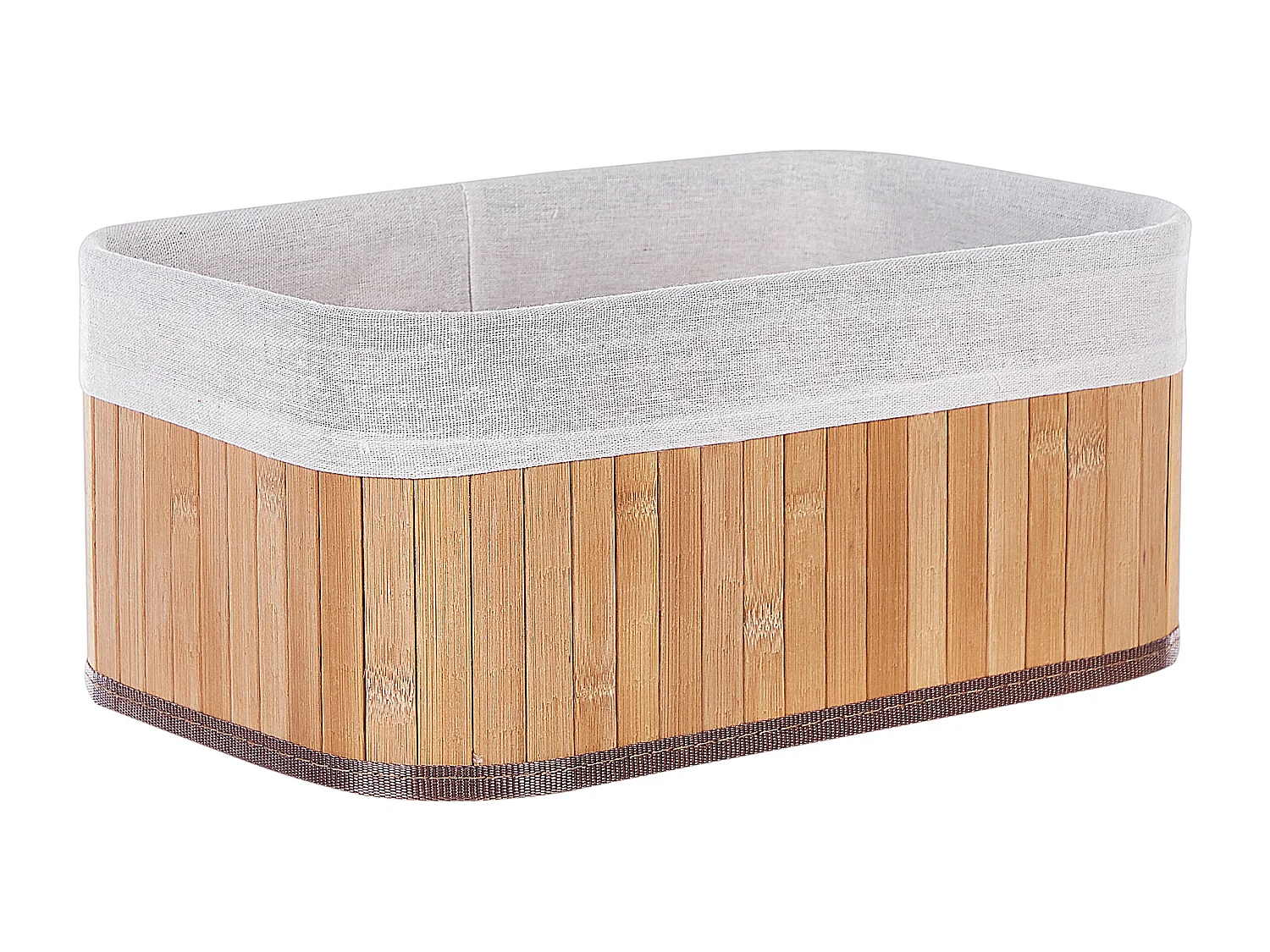 Lot de 5 paniers TALPE Bambou Marron clair